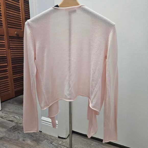 Women's/ Juniors Collection X11X LTD Pink Open Cardigan Blouse Size Small - Picture 3 of 5